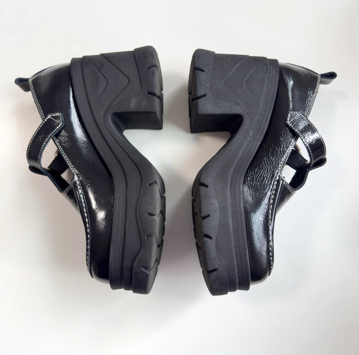 Free People “Mayla” Mary Jane Platform Heels