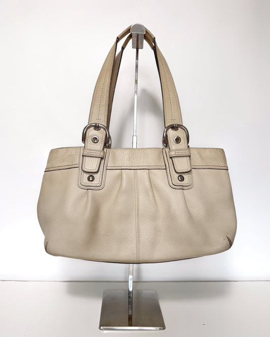 00s/10s Coach Soho Tote Back in Cream