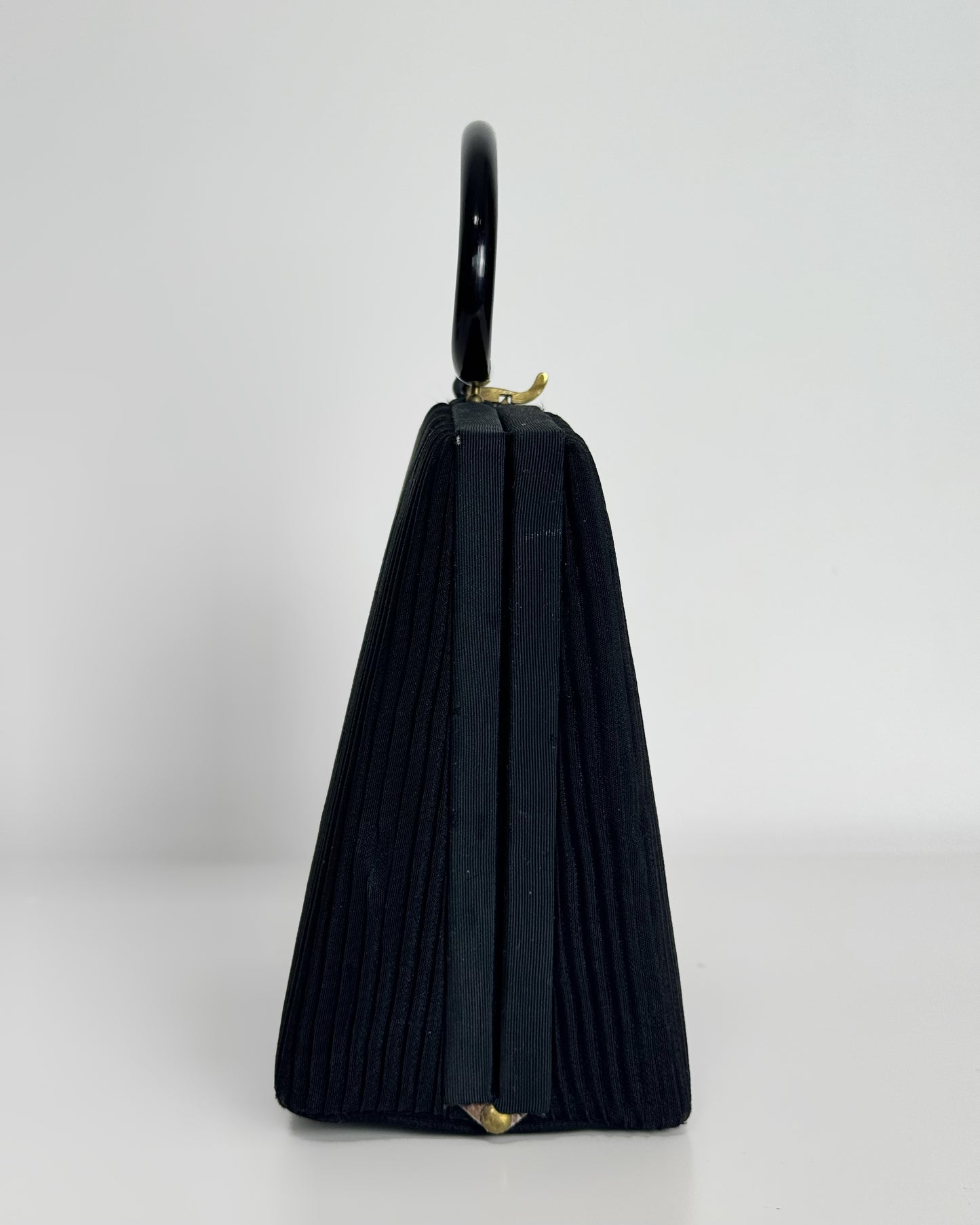50s/60s Pleated Top Handle Bag