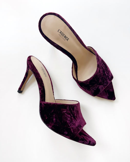 L’Agence Velvet Mule Heels