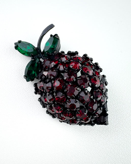 50s “Warner” Strawberry Brooch