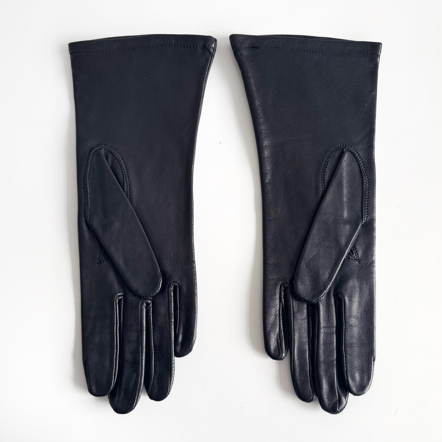 Genuine Leather Black Gloves