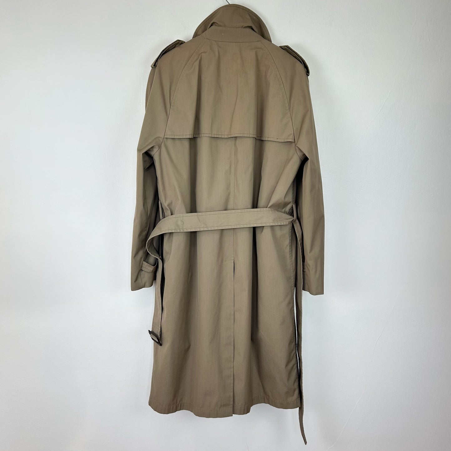 90s Classic Trench Coat in Tan