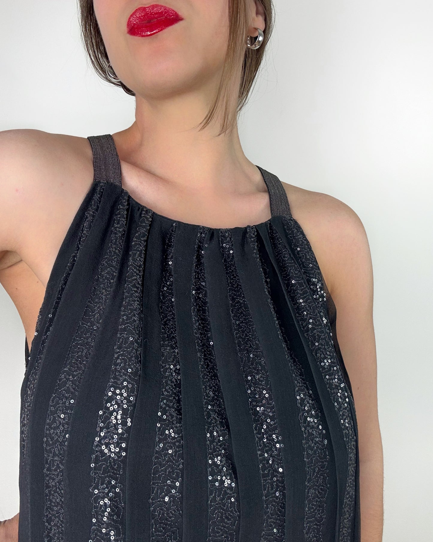 Brunello Cucinelli Sequin Cocktail Dress