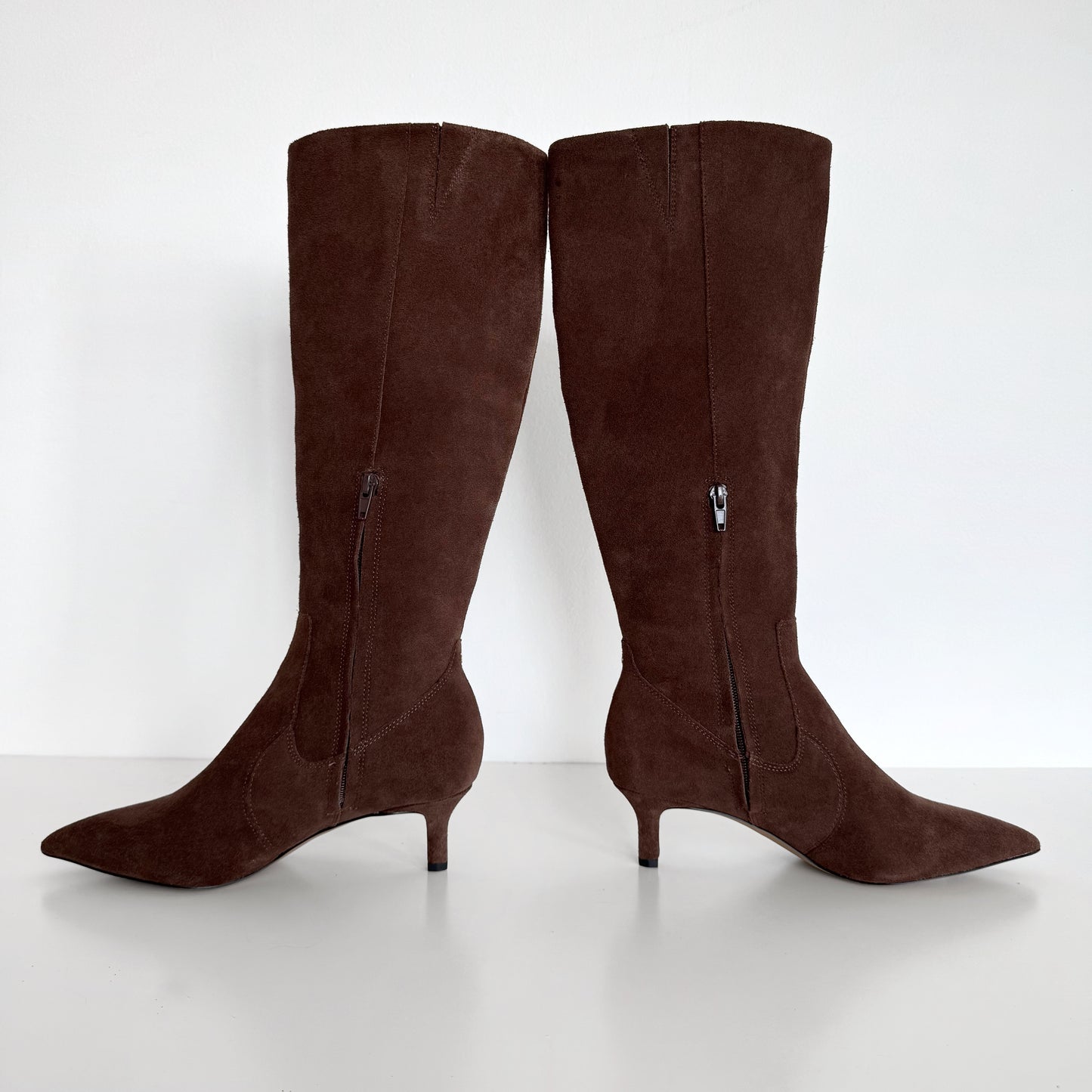 Franco Sarto Suede Knee High Boots (7.5)