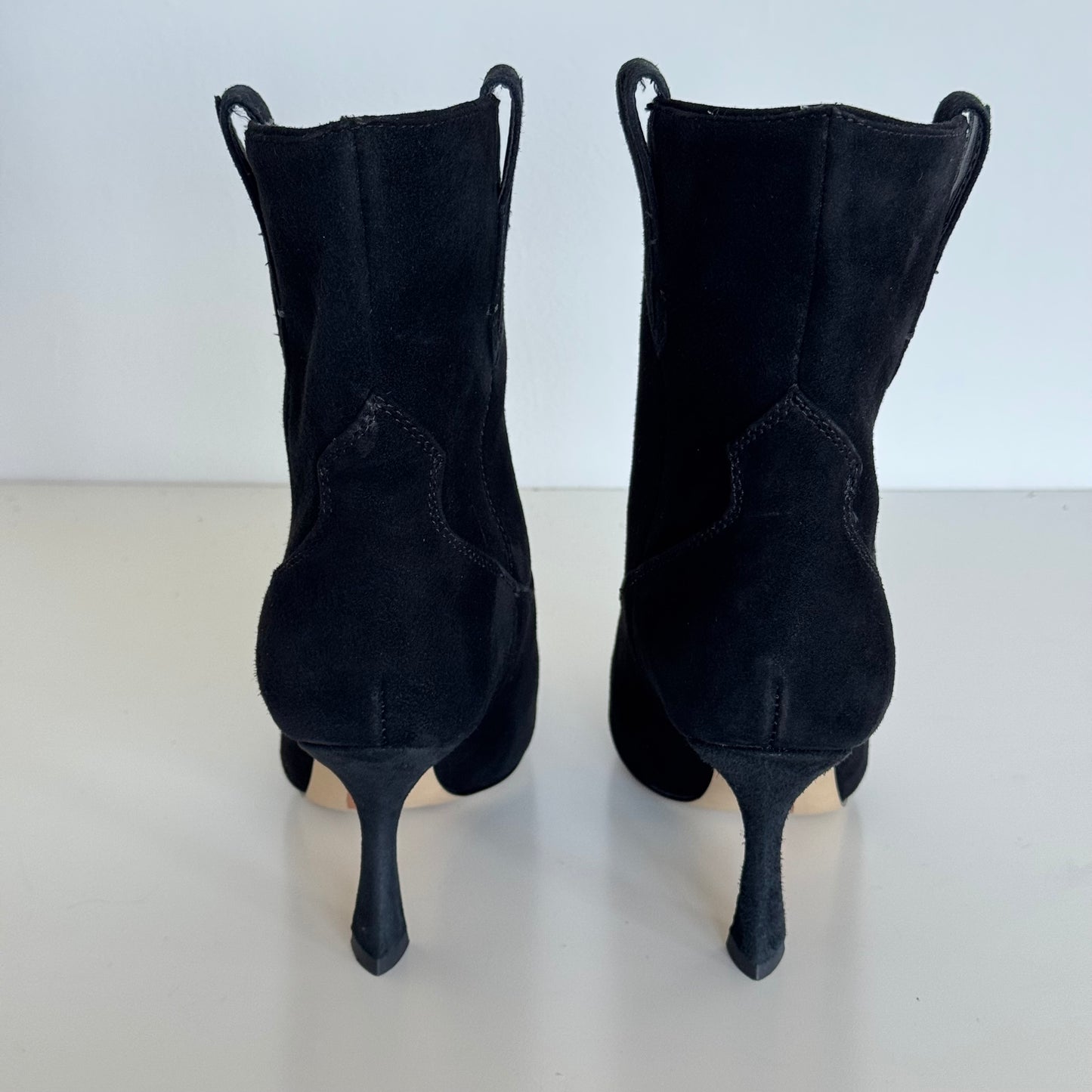 Sam Edelman “Moe” Western Suede Booties (6.5)