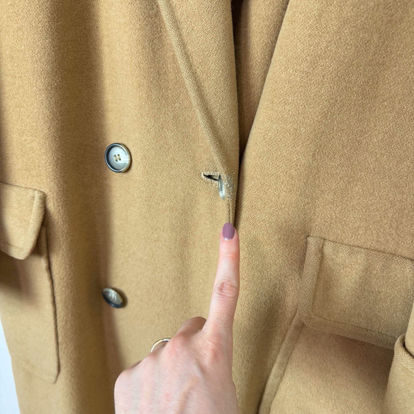 80s/90s Regency Neiman Marcus Camel Hair Top Coat in Tan