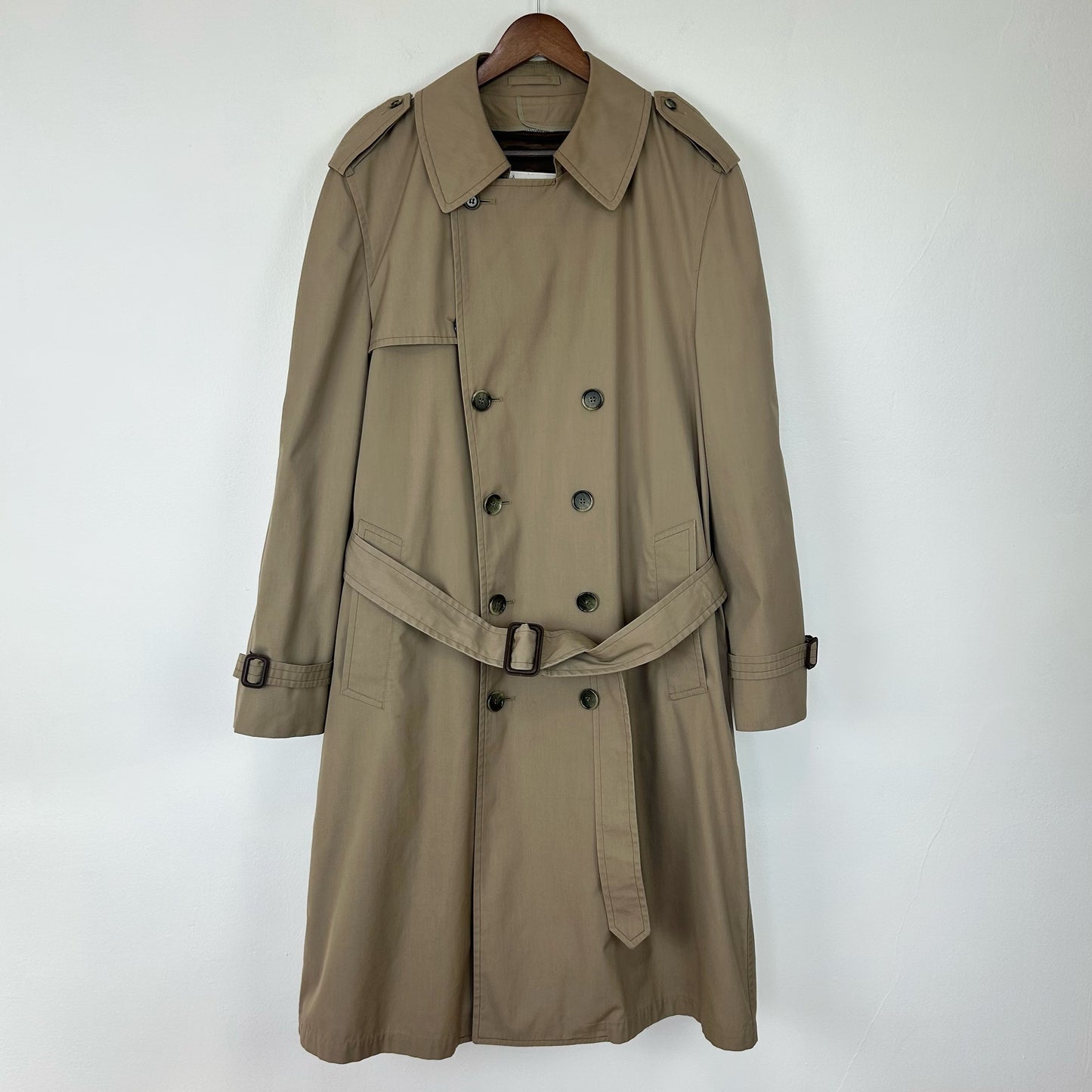 90s Classic Trench Coat in Tan