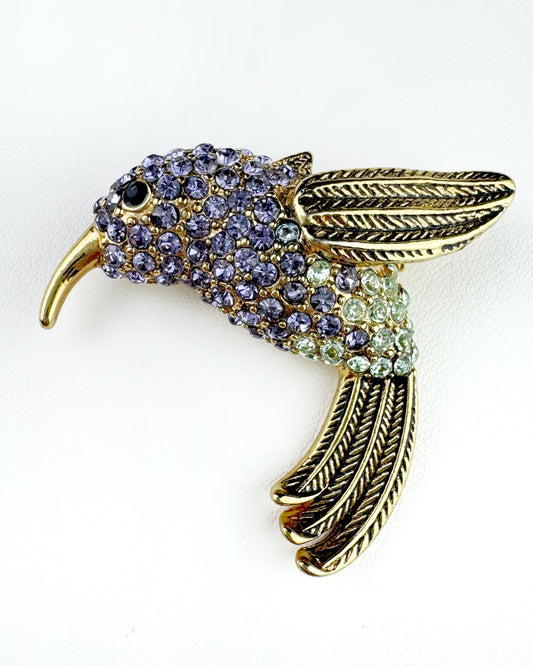 70s/80s “Monet” Hummingbird Brooch
