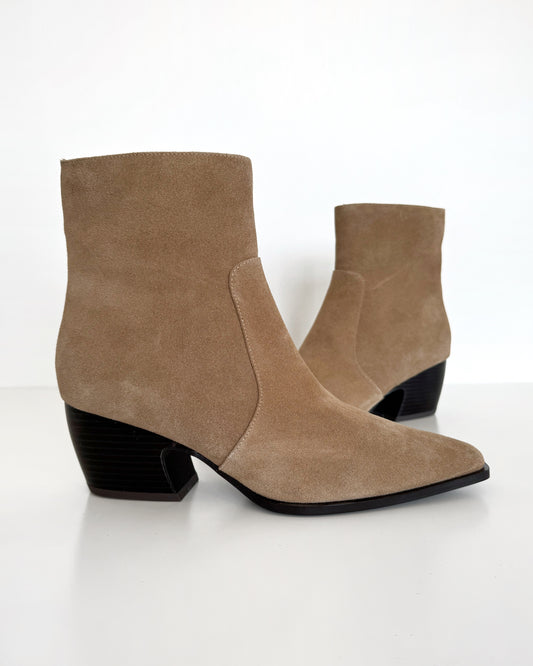 Franco Sarto “Vittorio” Suede Booties (8.5)