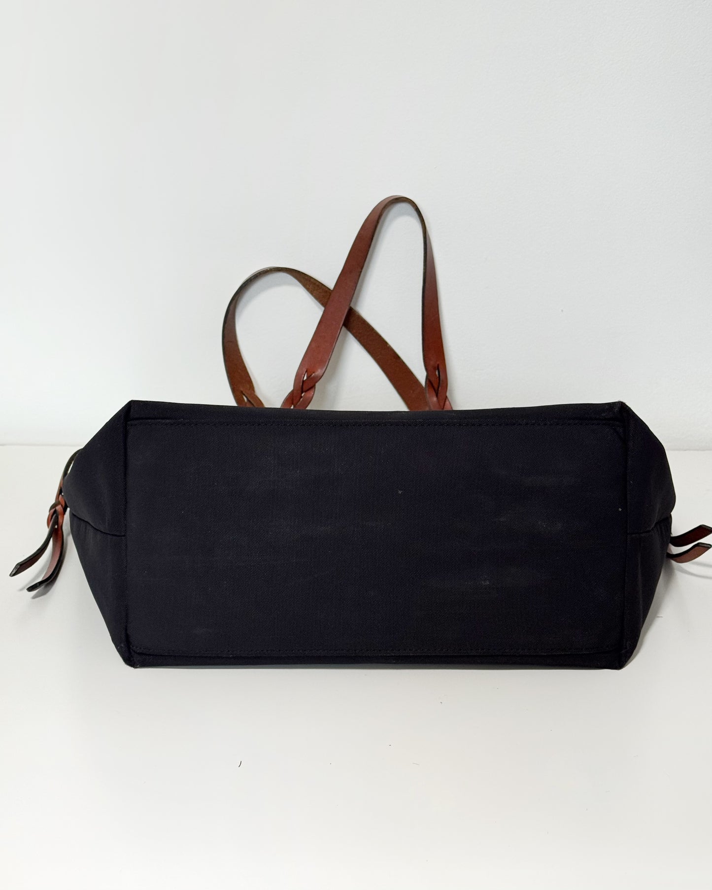Dooney & Bourke Nylon Tote with Braided Leather Details