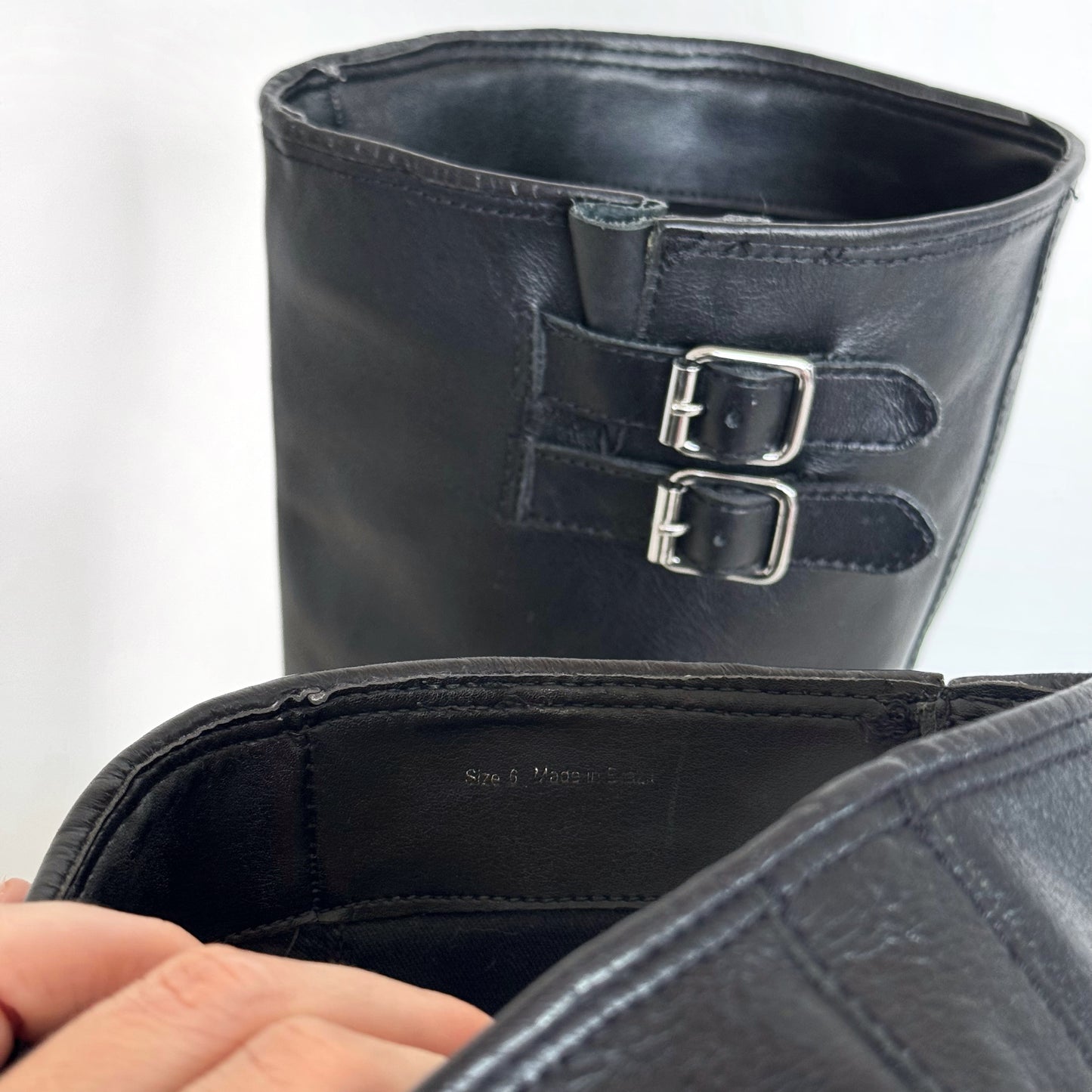 Dolce Vita “Evi” Leather Moto Boots (6)