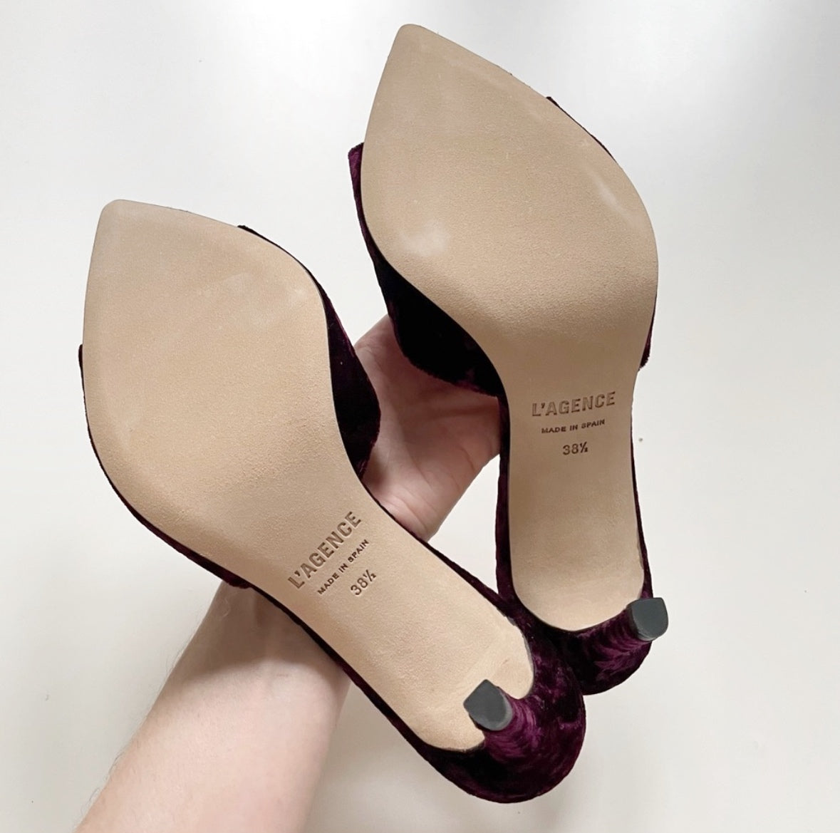 L’Agence Velvet Mule Heels