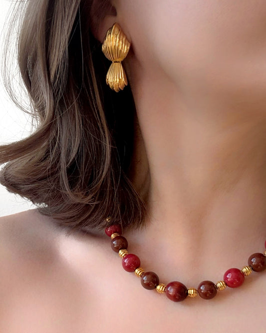 70s “Enny Bijoux” Bead Necklace