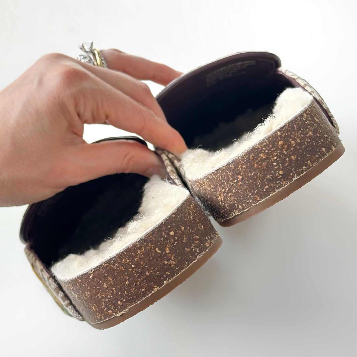 Tory Burch Shearling Mules (7.5)