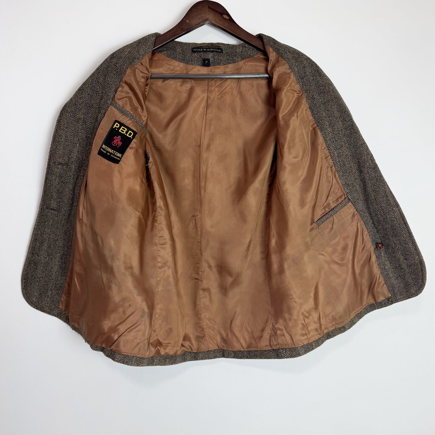 70s Wool blend Tweed Blazer