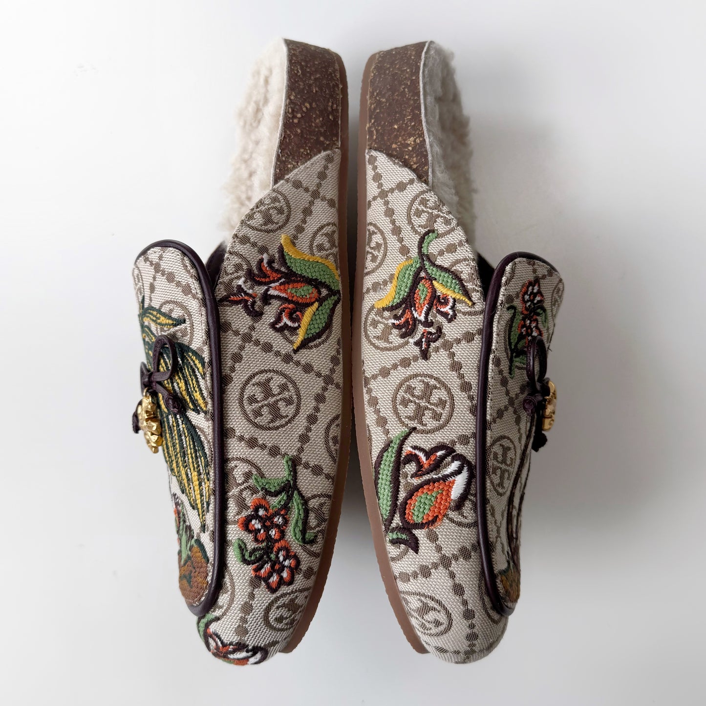Tory Burch Shearling Mules (7.5)
