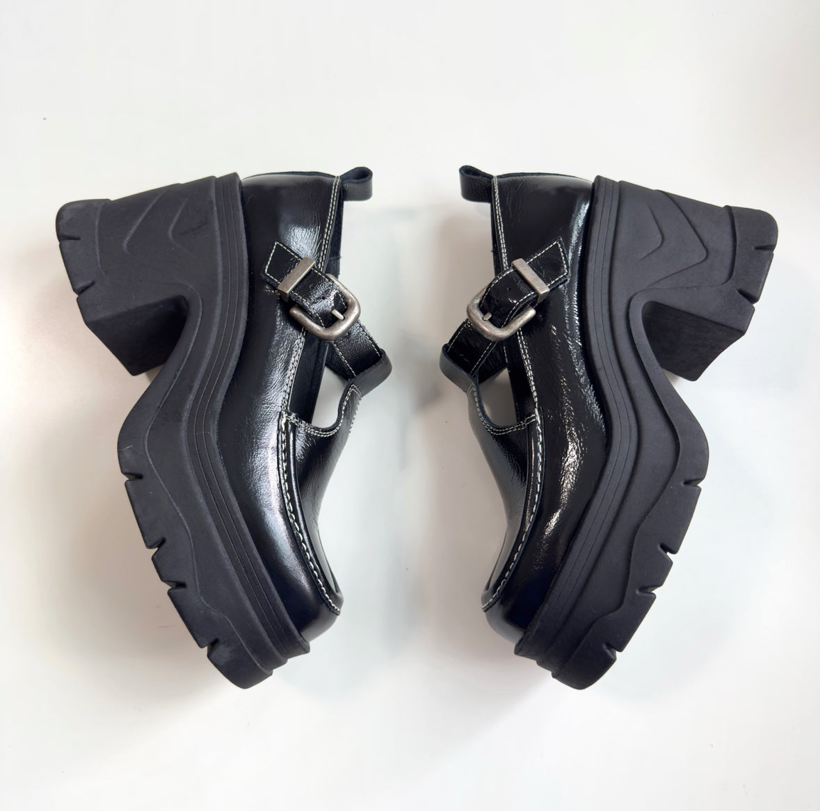 Free People “Mayla” Mary Jane Platform Heels
