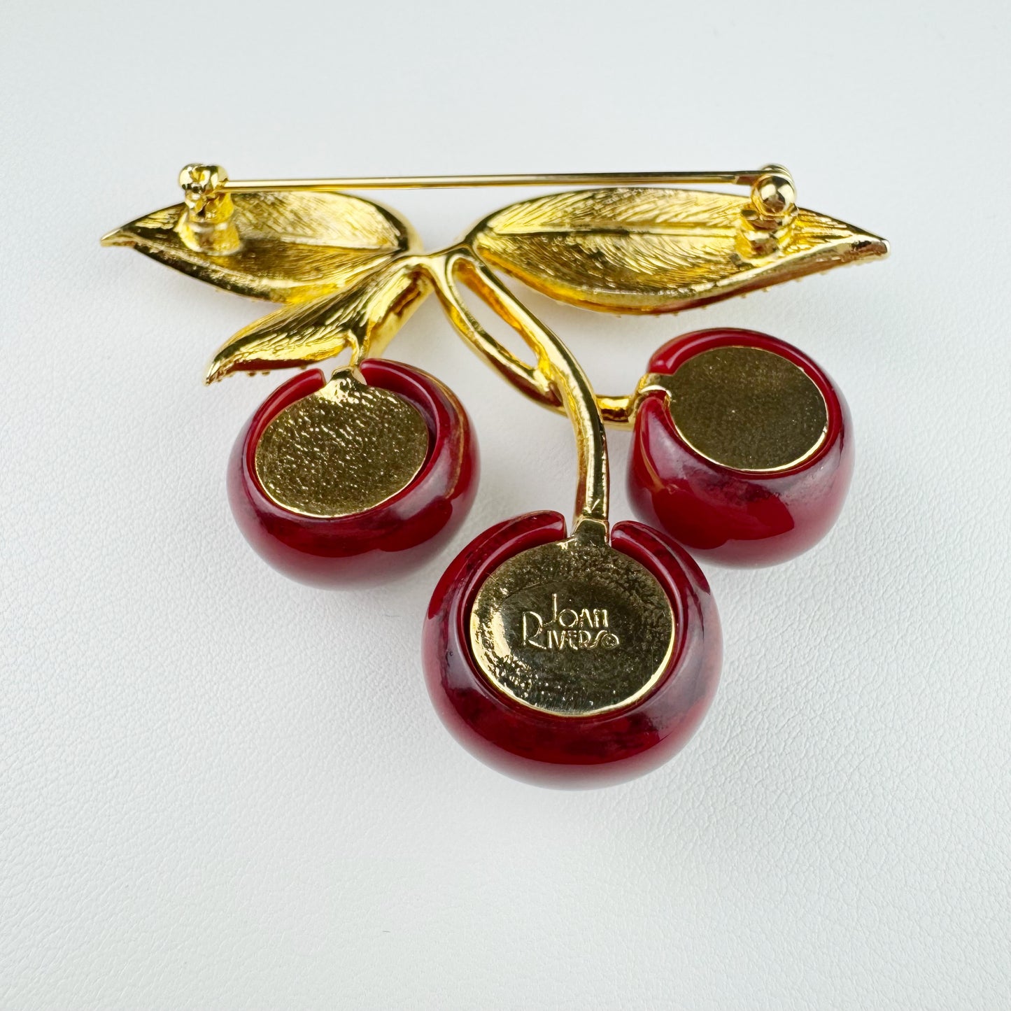 80s “Joan Rivers” Cherry Brooch