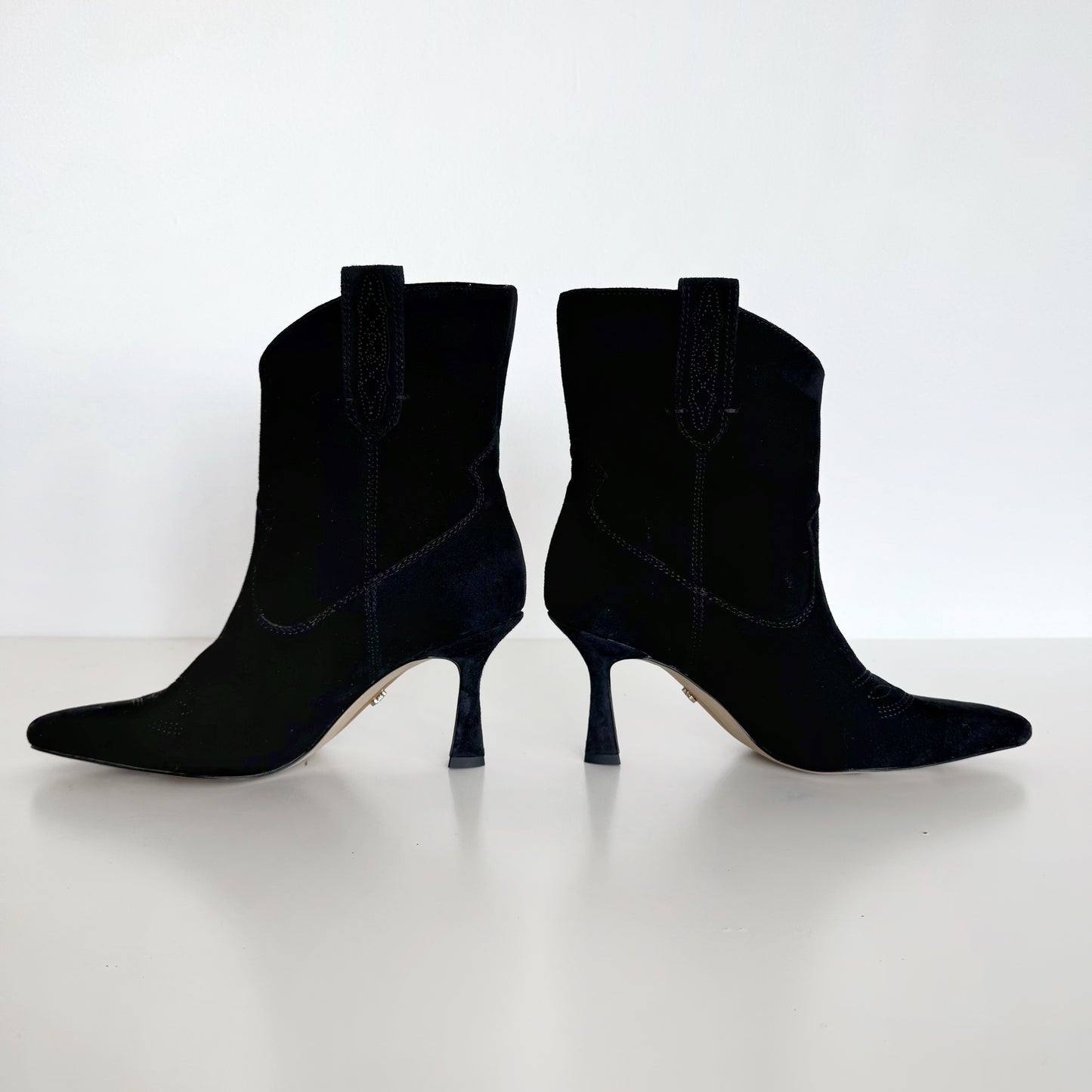 Sam Edelman “Moe” Western Suede Booties (6.5)