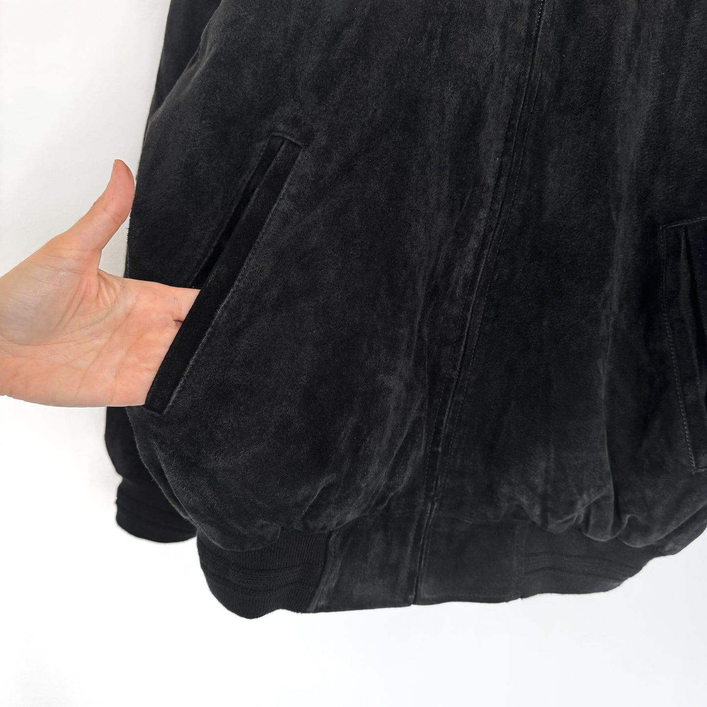 90s/00s Genuine Suede Bomber Jacket