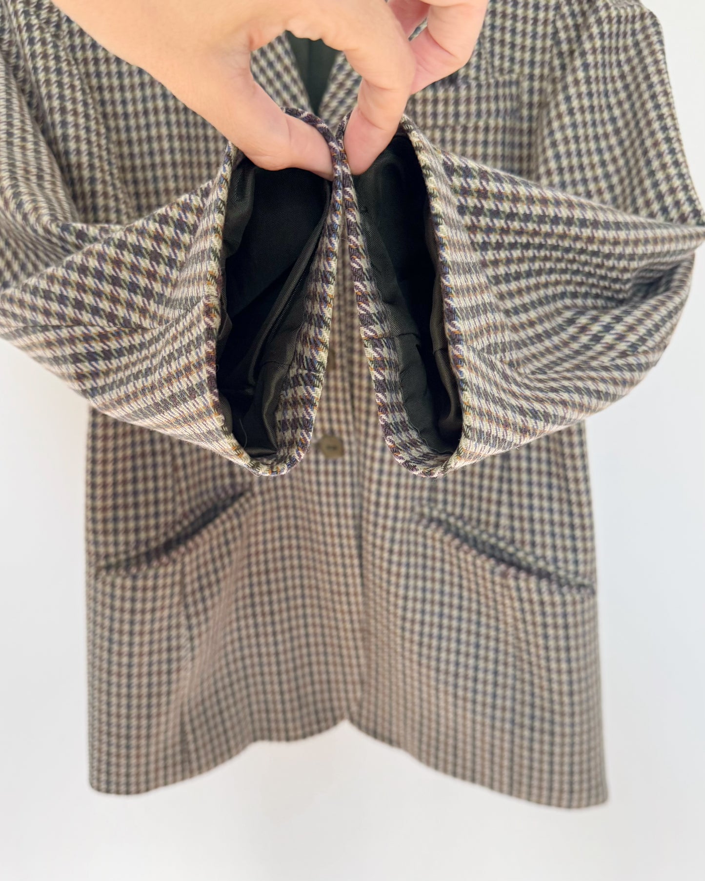 Pendleton Houndstooth Wool Blazer
