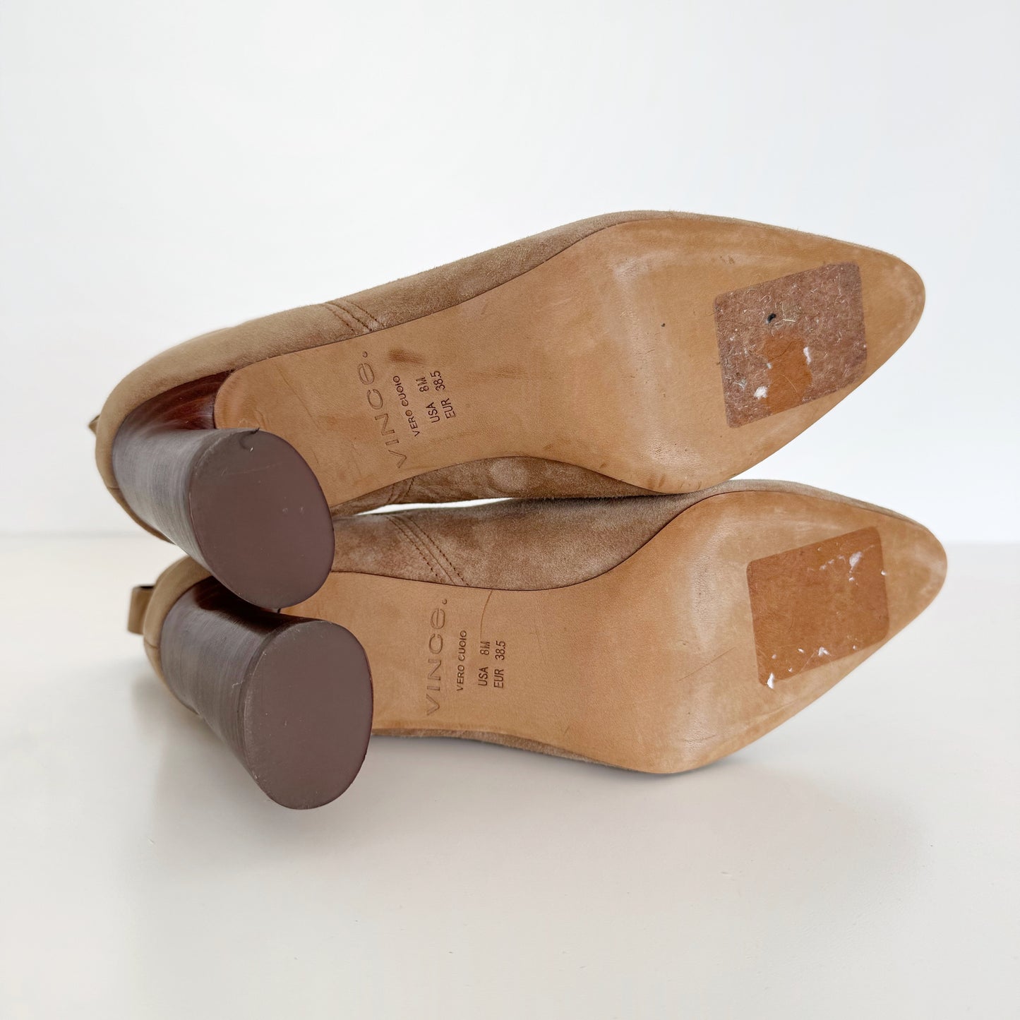 Vince “Hillside” Suede Heeled Booties (8)