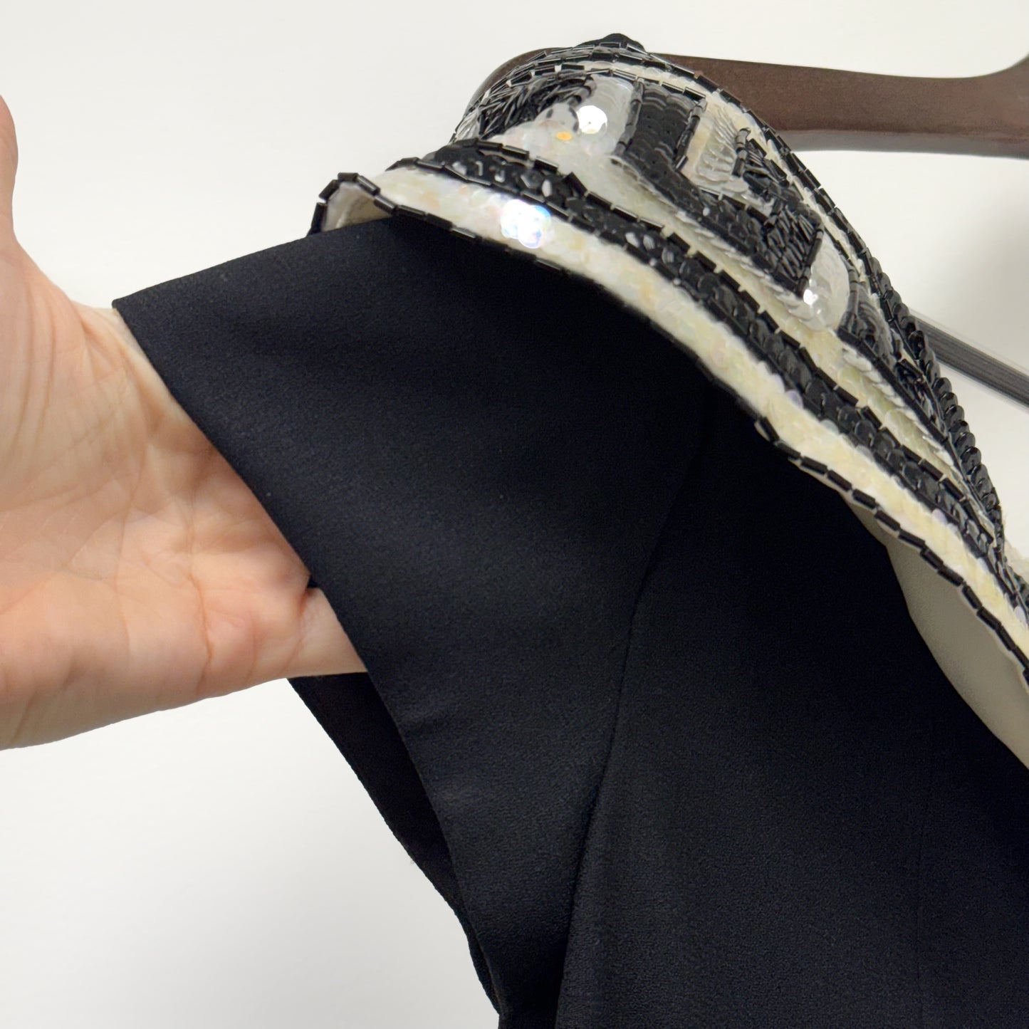 90s Sequin Off-the-Shoulder Dress