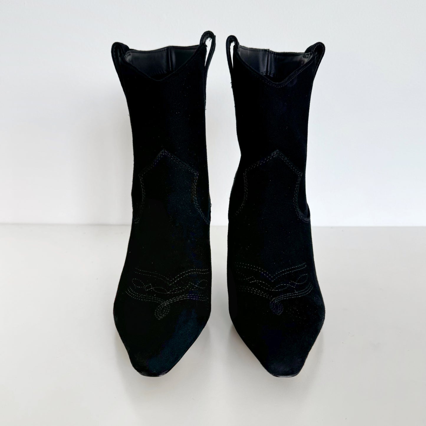 Sam Edelman “Moe” Western Suede Booties (6.5)
