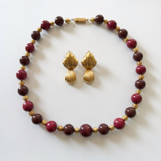 70s “Enny Bijoux” Bead Necklace