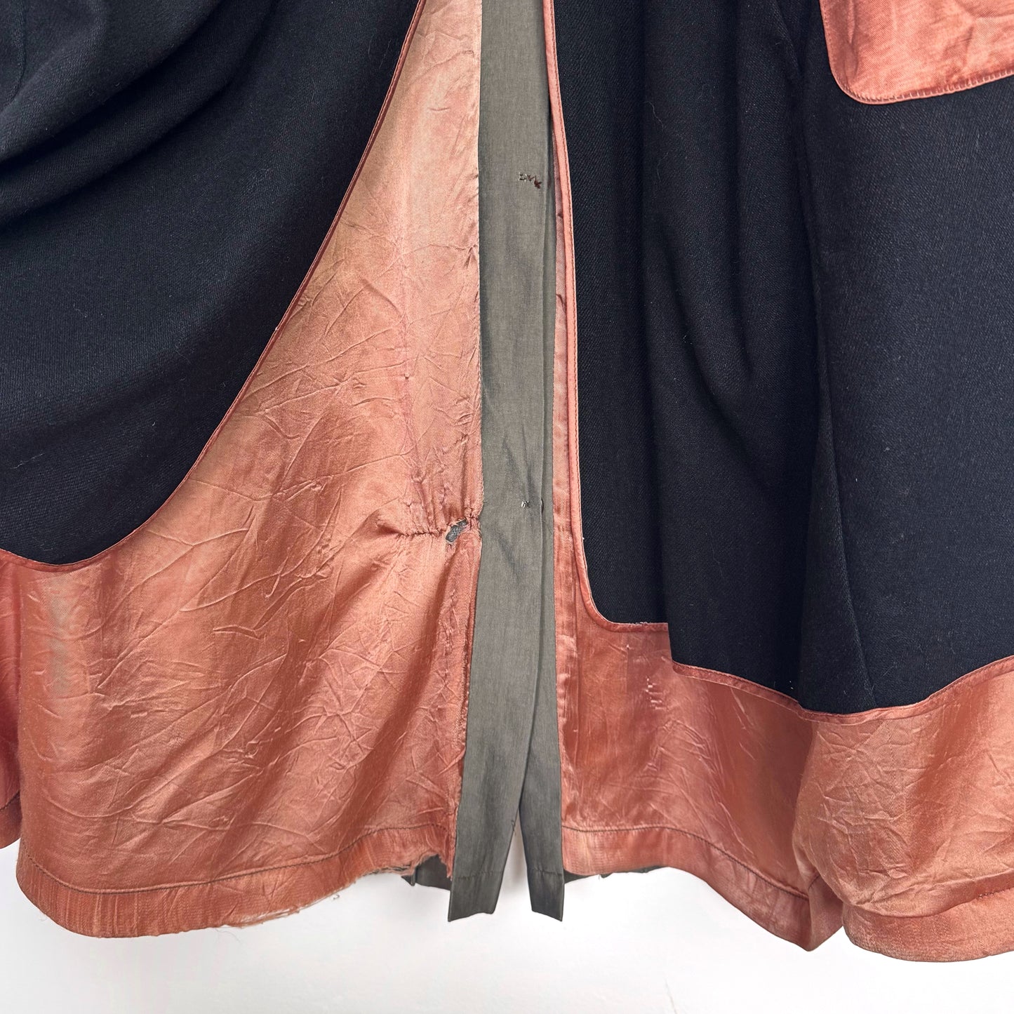 80s Trench Coat in Putty with Funnel Neck