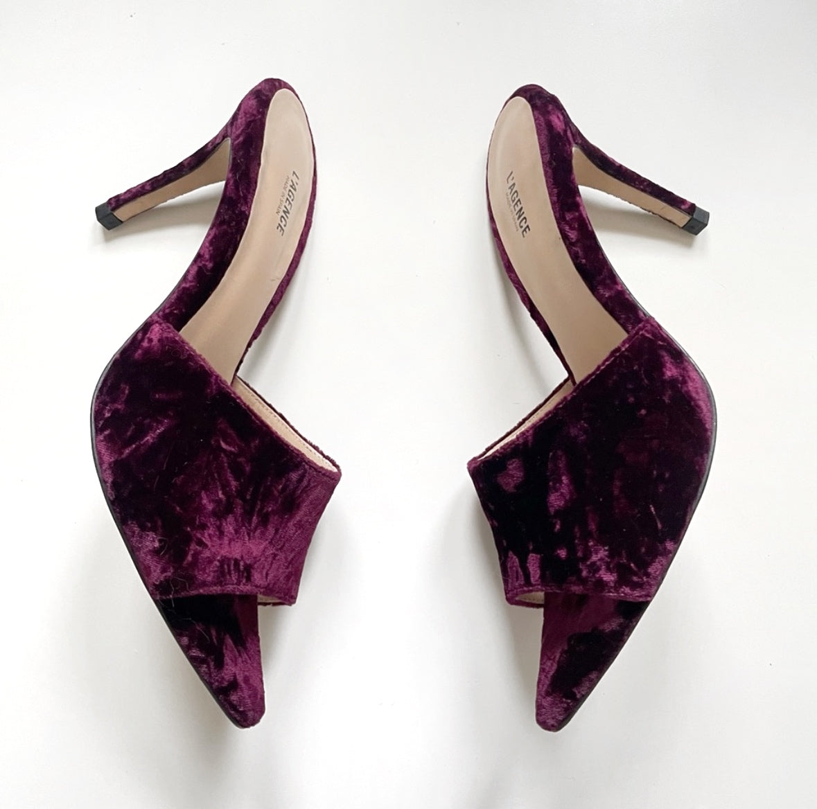 L’Agence Velvet Mule Heels