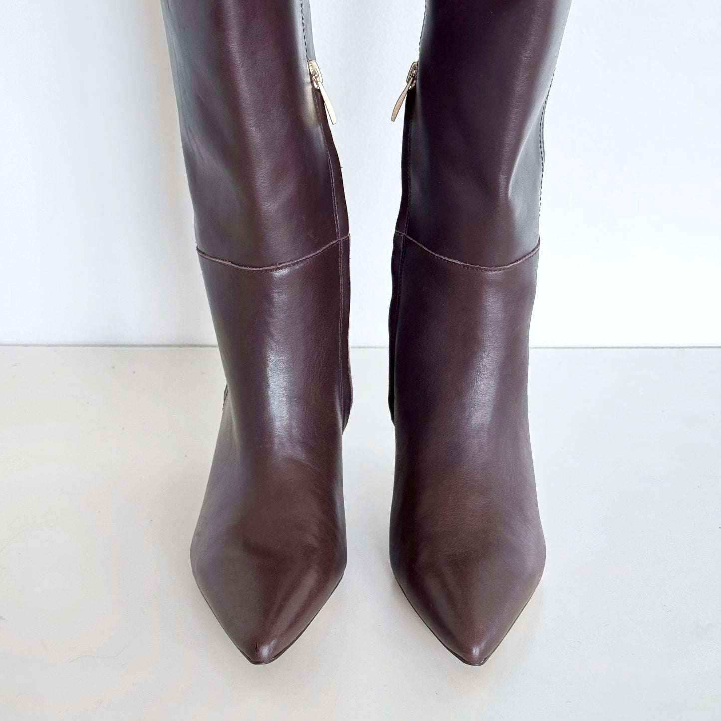Nordstrom “Kora” Knee High Kitten Heel Boots (6)