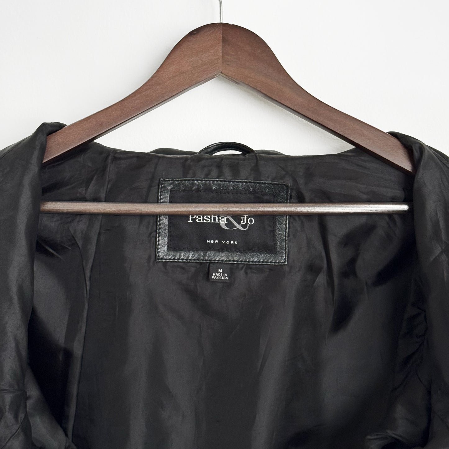 00s Genuine Leather Braided Trench Coat