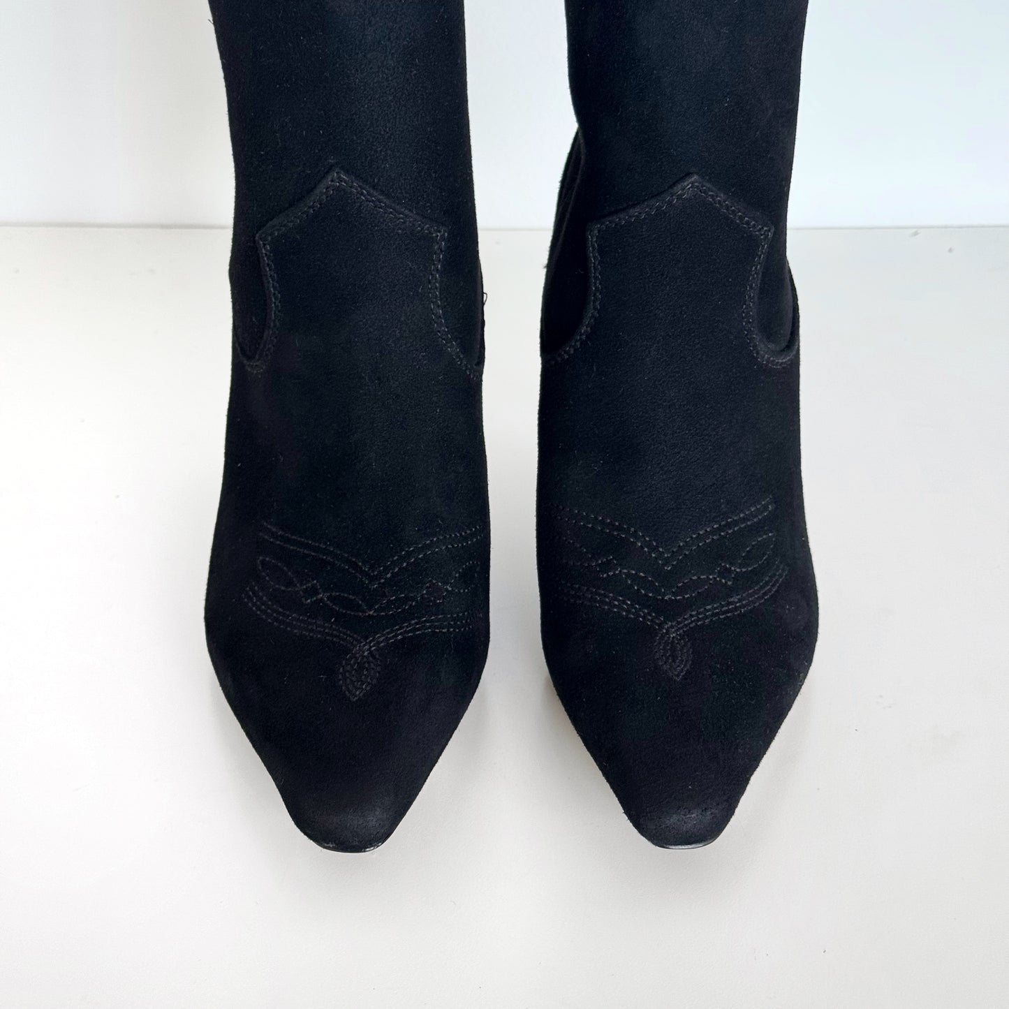 Sam Edelman “Moe” Western Suede Booties (6.5)