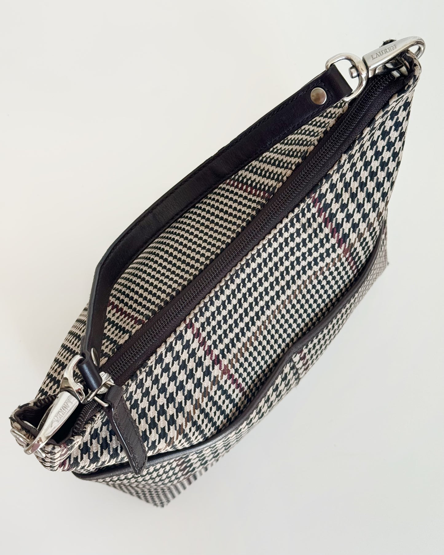 Lauren Ralph Lauren Houndstooth Shoulder Bag
