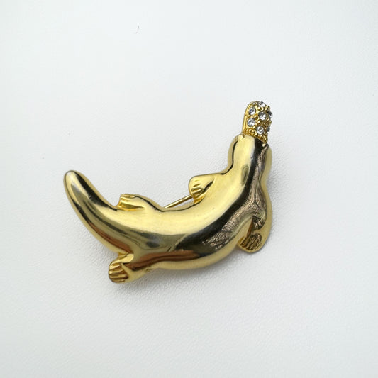 80s Platypus Aquatic Brooch
