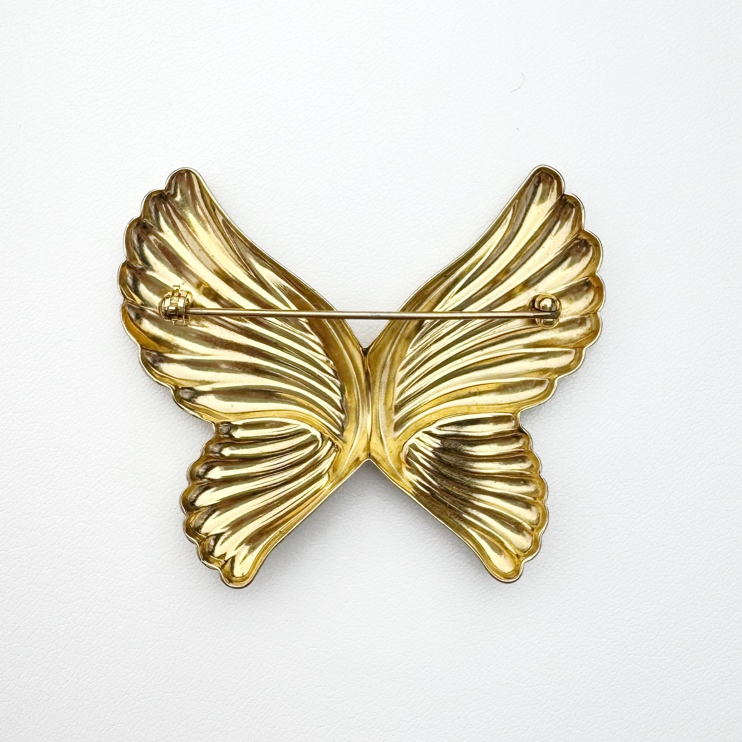 80s Art Deco Butterfly Brooch